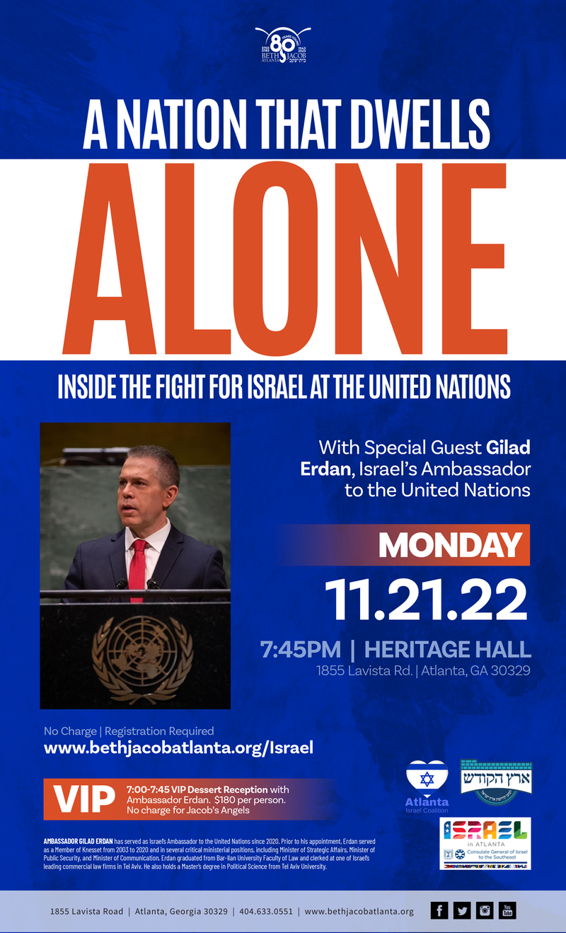Banner Image for Ambassador Gilad Erdan